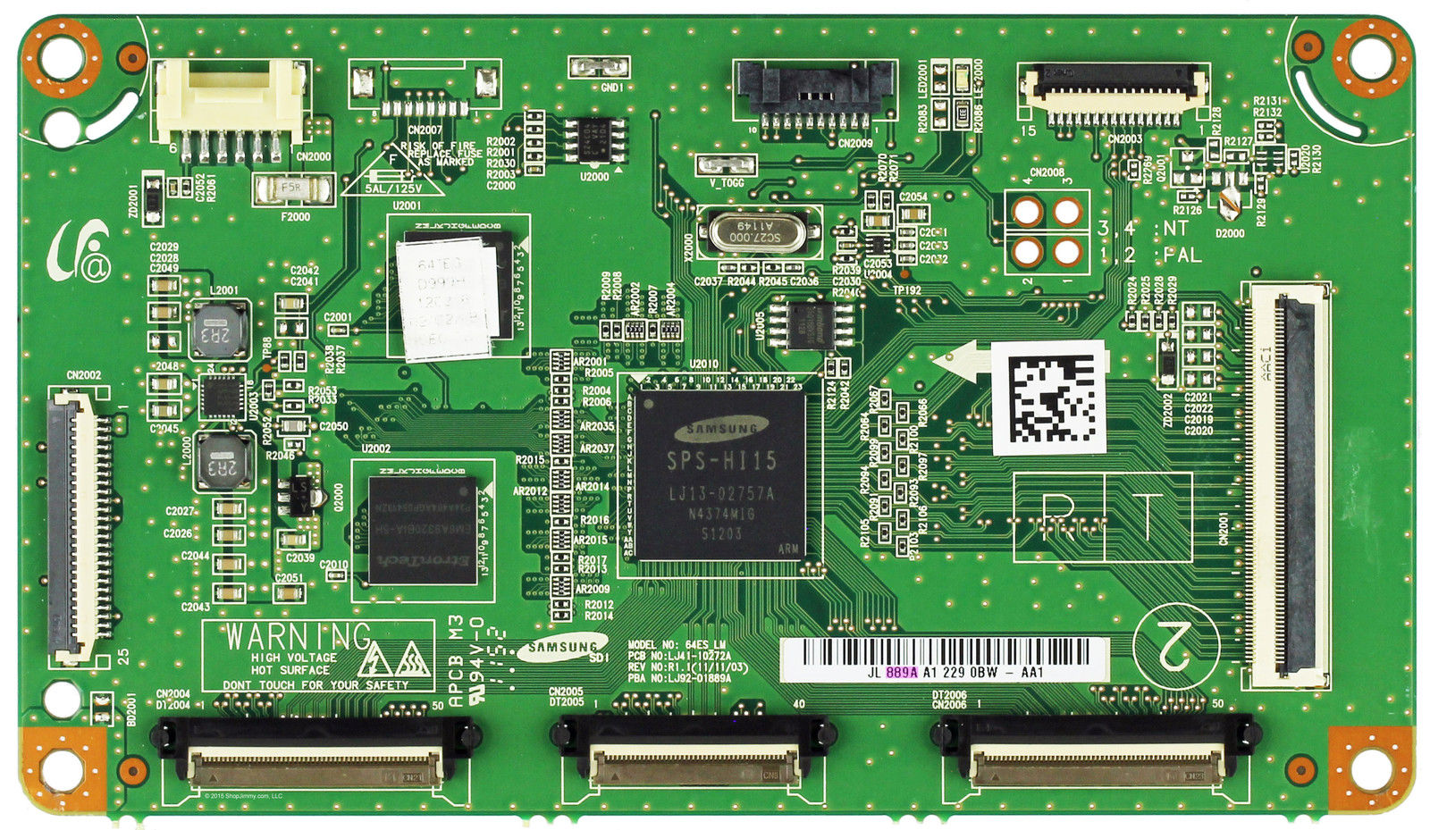 Samsung BN96-22025A (LJ92-01889A) Main Logic CTRL Board Tested